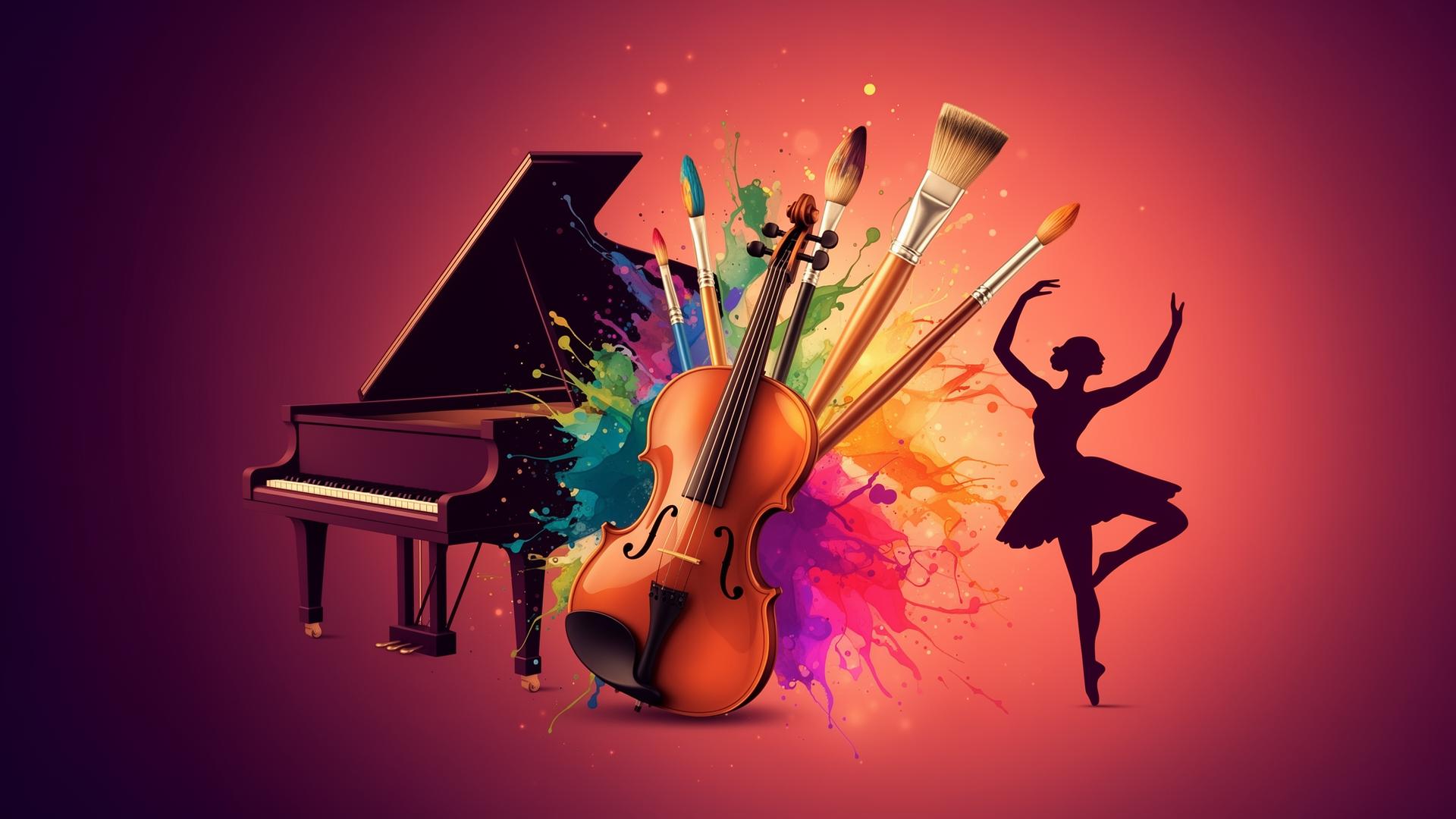 Mersin müzik ve sanat kursu — piyano, keman, fırça ve bale